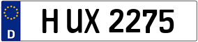 Truck License Plate